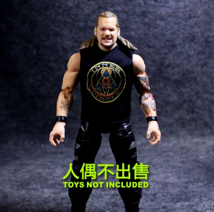 AEW WWE серия 6-дюймовые кукольные аксессуары Y2J Крист Джерико Крис Джеррико футболка T-shirt