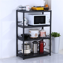 Stainless steel kitchen shelf Seasoning vegetable oven shelf Multi-function storage rack Floor-standing multi-layer storage rack