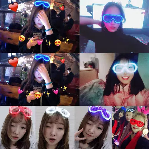 Мигающие очки, блестки для ногтей для взрослых, делается под заказ