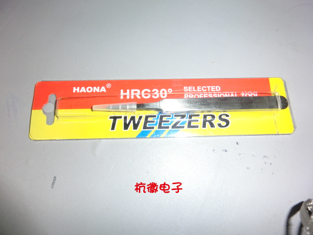 HAONA takes high quality high precision stainless steel tweezers TS - 13 clamp electronic tweezers