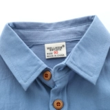 Осенняя детская демисезонная рубашка для мальчиков, коллекция 2022, детская одежда