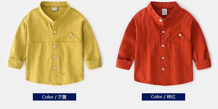 Áo sơ mi nam tay dài 2019 xuân hè mới cho bé sơ sinh cotton Nhật Bản mùa thu 5 tuổi áo trẻ em thủy triều - Áo sơ mi thời trang trẻ em cao cấp