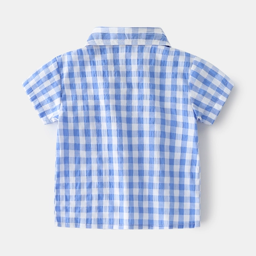 Летняя детская рубашка для мальчиков, тонкая летняя одежда, детская одежда