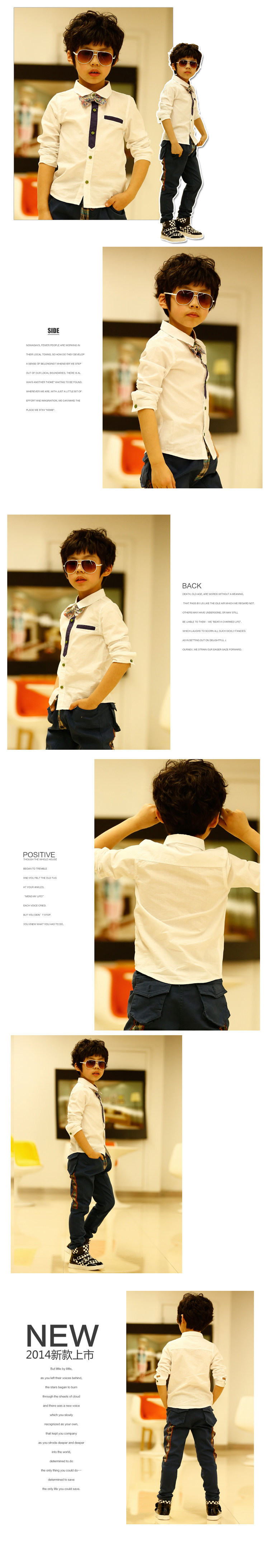 Chemise garcon à manche longue - Ref 2082148 Image 5