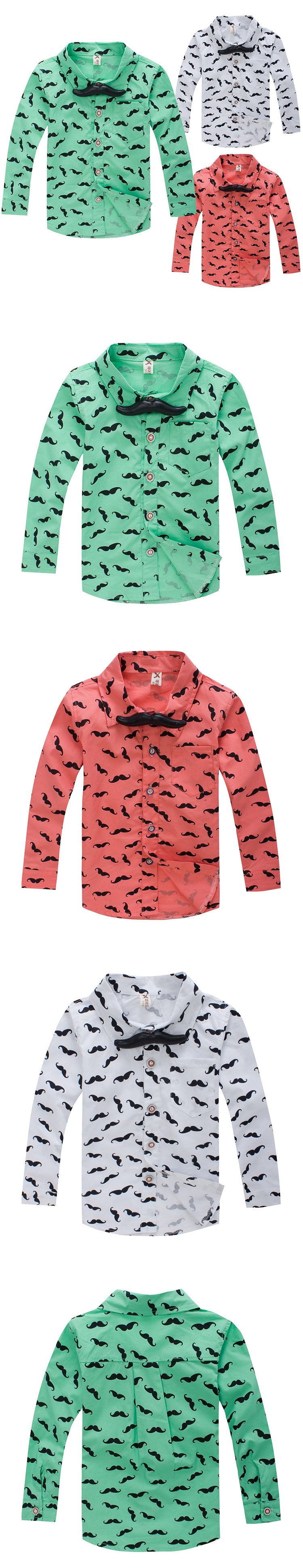 Chemise garcon à manche longue - Ref 2082131 Image 23