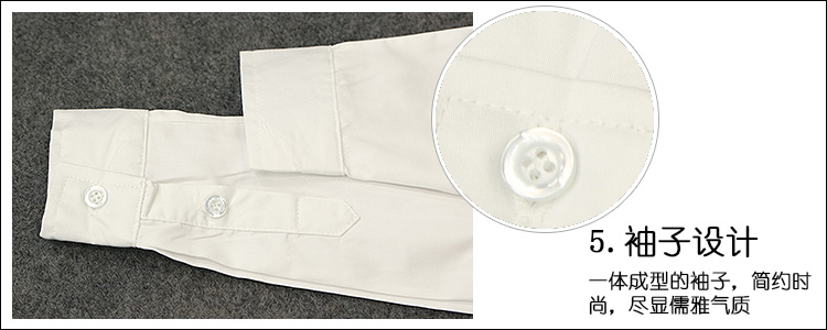 Chemise garcon à manche longue en coton - Ref 2082145 Image 36