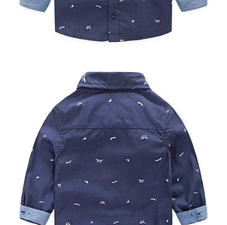 Chemise garcon à manche longue - Ref 2082197 Image 12