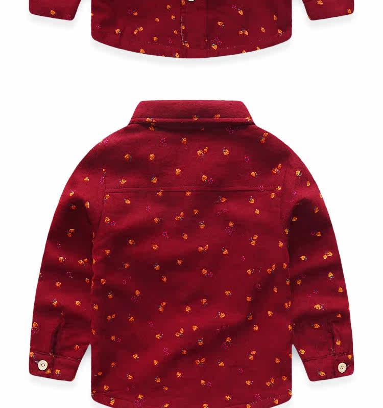 Chemise garcon à manche longue - Ref 2082187 Image 7