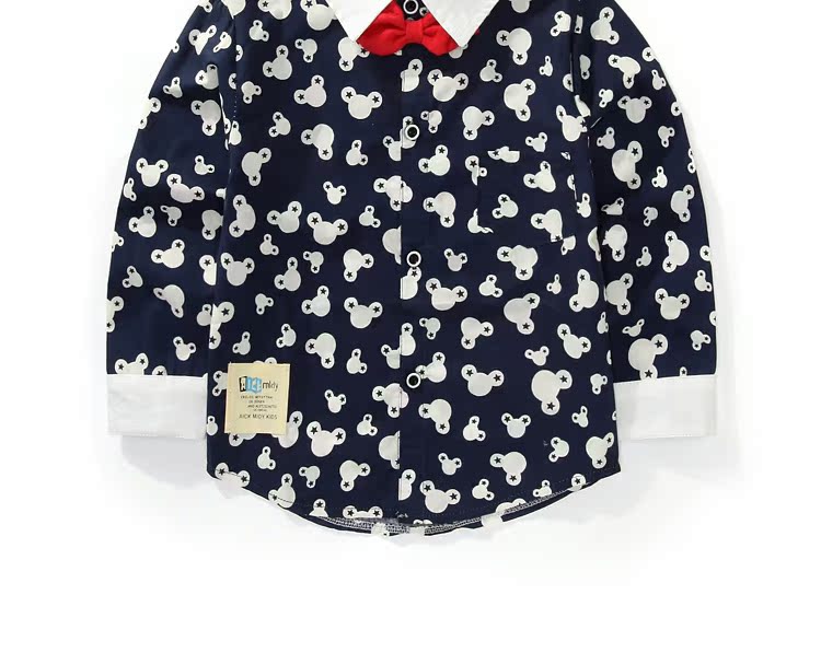 Chemise garcon à manche longue en coton - Ref 2082212 Image 24
