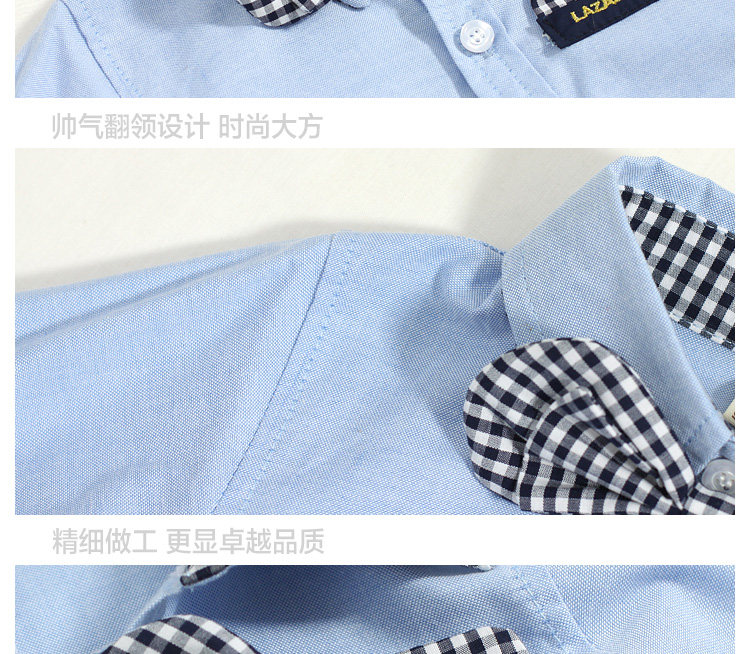 Chemise garcon à manche longue - Ref 2082130 Image 25