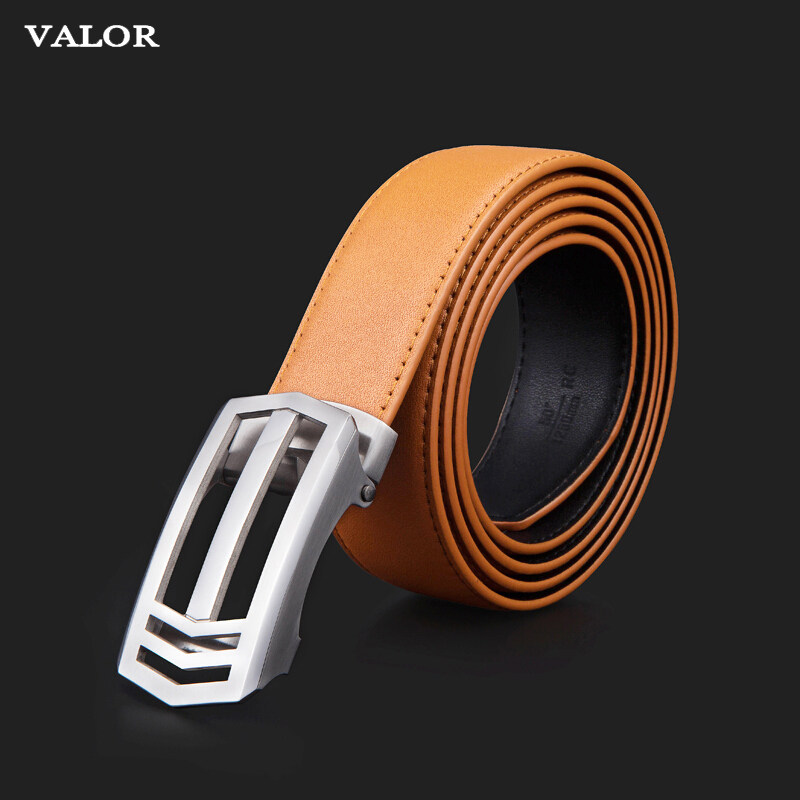 France VALOR men's leather strap head layer cow leather automatic buckle fashion 2020 new genuine leather business trend belt