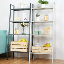 Living room shelf floor multi-level Nordic storage rack iron bedroom bookshelf home space-saving kitchen shelf