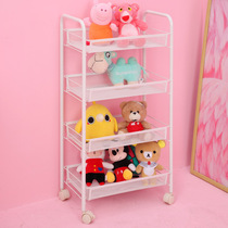 Living room with wheel shelving wheel shelving removable kitchen bathroom Bedroom bedside accommodating shelf floor beauty trolley