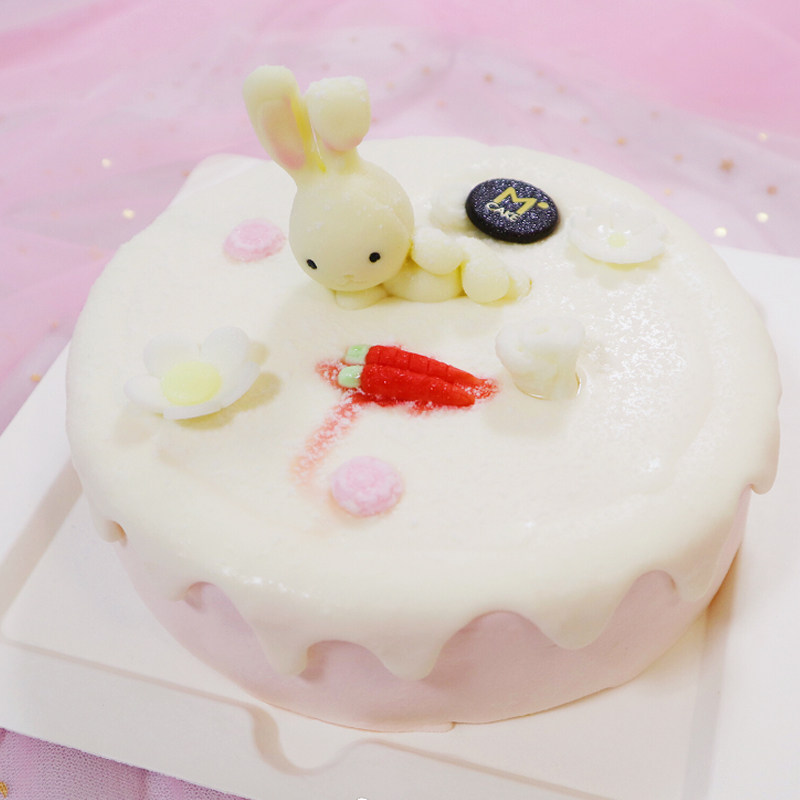 Mcake easy rabbit cheese Strawberry birthday cake official website delivery Shanghai Beijing Hangzhou Suzhou Children's Festival