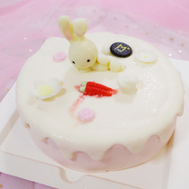 Mcake Easy Rabbit Cheese Strawberry Birthday Cake Official Website Delivery Shanghai Beijing Hangzhou Suzhou Childrens Day