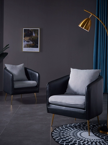 Одиночный диван Нордич Птицы, легкая роскошь, ленивая сетка красная доска стул кафе