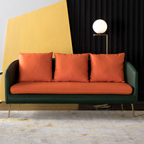 Double Sofa Small Household Type Light Lavish Nordic Cafe Bedroom Living-room Living-room Casual Net Red style Sofa Chair