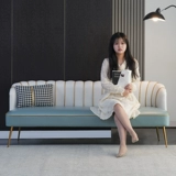 Итальянский двойной диван -простой, легкий роскошный отдых -Королевская домала квартира Гостиная гостиная Небольшая квартира Технологии