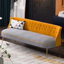 Nordic Sofa Small Household Type Light Extravagant Gig Tech Cloth Small Living Room Double Three Combined Clothing Shop Parquet Sofa