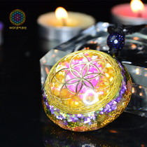 Aura masters hand-made orone energy pendant crystal necklace to attract wealth opportunities husband and wife and evil transport