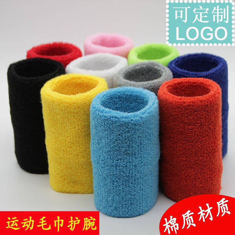 Sports Wrist Wear Summer Cotton Sweat sweating Sweat towel Fitness Warm Basketball Running Wrist Genders Customizable Logo