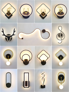 Modern Minimalist Led Corridor Hallway Entrance Light New Nordic Style Staircase Balcony Bedroom Bedside Background Wall