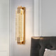 Light luxury modern crystal wall lamp background wall bedside lamp