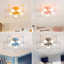 Brief Current Generation Macaron Pentagram Bedrooms Light Nordic Atmosphere Living Room Restaurant Bookroom Children Room Suction Top Lamps