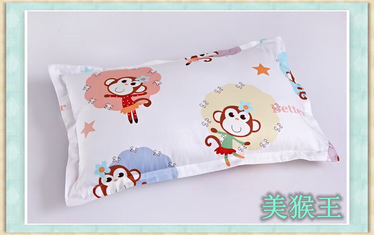 Áo gối trẻ em cotton 30x50cm hoạt hình dễ thương cho bé mẫu giáo học sinh bên trong lõi gối ngoài cặp đôi gối tựa lưng văn phòng