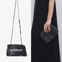 The Row Fall/Winter 25 Bourse Grained Cowhide/Saddle Leather Crossbody Bag Shoulder Bag Small Two-Purpose Bag