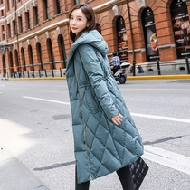 European Station European Goods Small Subs White Duck Suede small Fragrant Wind Down Clothing women Chains In the middle of the winter jacket