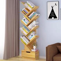 Girl bookshelf Simple floor-to-ceiling creative economy black features net red high school rental house bookcase lattice cabinet storage