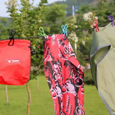 Selpa Korea outdoor camping color clothes clothes clip wire clip wire clip clothesers home clothespins 10