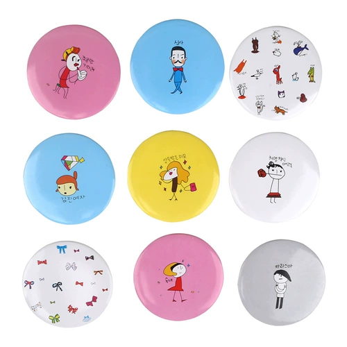 Круглое милое портативное маленькое зеркало, делается под заказ