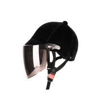 Yongsheng equestrian riding helmet for men and women outdoor protective helmet anti-UV mirror lightweight velvet autumn and winter half helmet