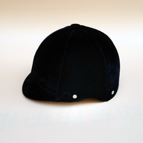 Equestrian hats riding helmets unisex outdoor protective summer helmets for men and women lightweight velvet autumn and winter half helmets for all seasons