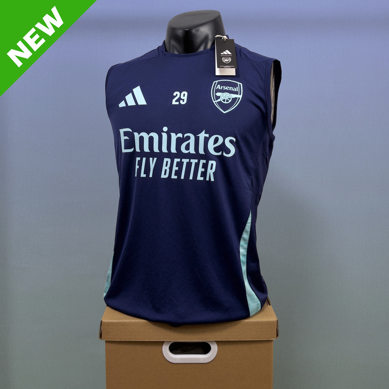 Arsenal 24-25 Season Player Version Training Vest Player Color Scheme Dark Blue