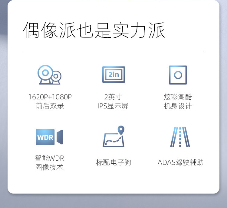 16日0点:70迈 A400 智能行车记录仪 1620P超高清+32G存储卡 图3