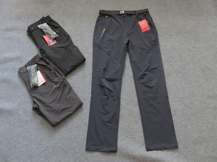 Men's Spring and Autumn Long Pants, Sports Pants, Casual Pants, Stretchy Outdoor Pants, Medium Thickness 98061