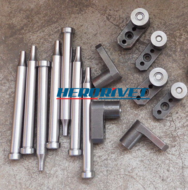 Length 60mm 80mm 100mm 100mm rivet riveting machine die upper and lower die without rivet riveted punch