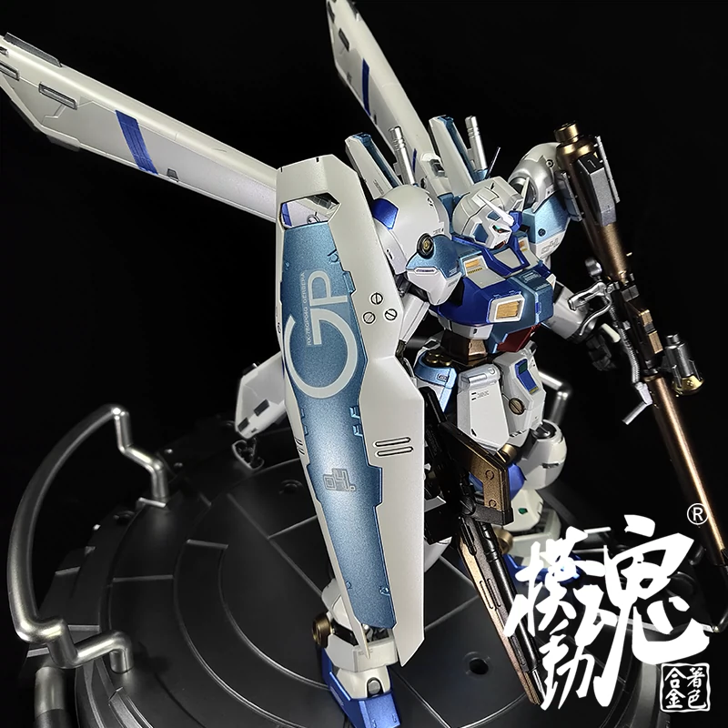 Mô hình chính hãng chuyển động linh hồn màu hợp kim lắp ráp Bandai mô hình 1/100 RE Gundam nguyên mẫu máy số 4 GP04 - Gundam / Mech Model / Robot / Transformers