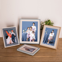 Wash photo made into photo frame pendulum table hanging wall children lovers customize 6 7 8 10 inch A5 Full family Foo wedding lettering