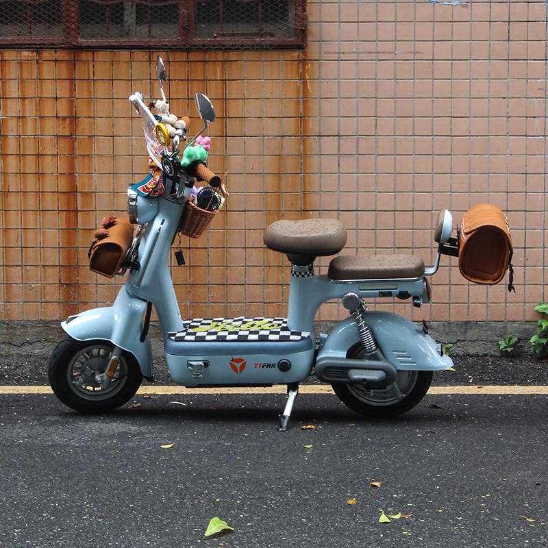 Suitable for Yadea Modern Rhine Electric Scooter Retro Decoration Modification Aima Sunny Day Niu U1 Bag Trunk
