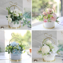 Simulation flowers fake flowers living room decorations coffee table flowers table flowers flowers flowers flowers embroidered chrysanthemum