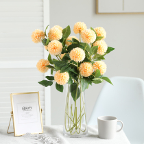 Glass ceramic vase living room creative flower arrangement decoration home decoration dry flower decoration real flower bouquet