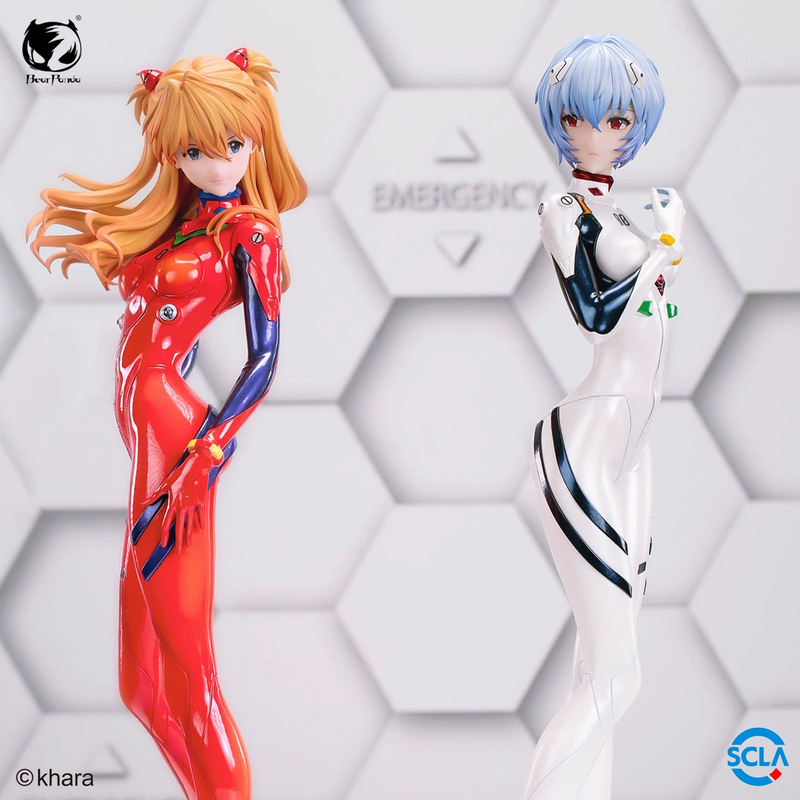 Authentic In-Stock Bearpanda Neon Genesis Evangelion Asuka Ayanami Rei Ayanami Zero Ayanami Rei 1/4 Scale Figure