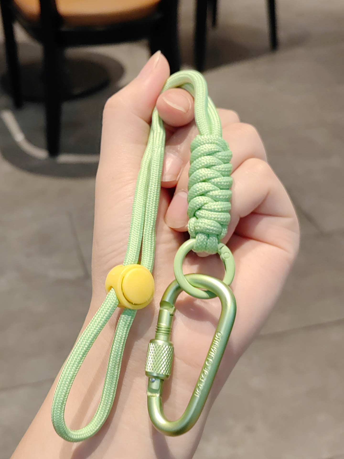 Aluminum Alloy Carabiner Keychain Pendant Outdoor Sports Lanyard Keychain Fun and Exquisite Pendant Creative Gift