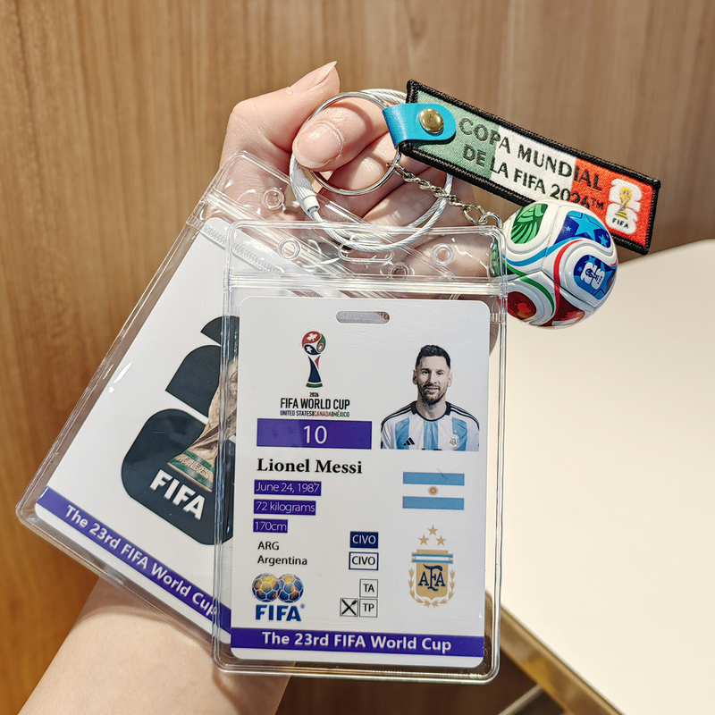 Football Star Mbappe, Messi, Neymar, Cristiano Ronaldo, School Bag Pendant, Athlete Participation Card, Souvenir, Small Gift Football Star Mbappe, Messi, Neymar, Cristiano Ronaldo, School Bag Pendant, Athlete Participation Card, Souvenir, Small Gift
