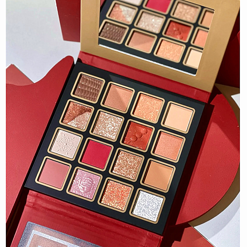 Perfect Diary China National Geographic co-name eye shadow plate 16-color eye shadow red pupil red Tong Danxia plate pork