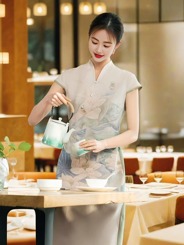 Летняя униформа для работы, делается под заказ, китайский стиль, короткий рукав